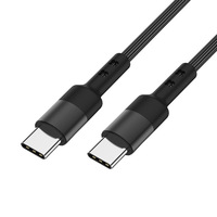 Cable USB de Carga Rápida PD Tipo C de Nailon Trenzado de 30 cm, 1 m, 2 m, 3 A, 60 W, para iPhone 15 Pro Plus Max