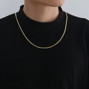 Cadena de Acero Inoxidable NK Encriptada de 3 mm, Joyería Hip Hop con Cadena, Collar Hip Hop de Acero Inoxidable, Moda Tanjing - Product Image 4