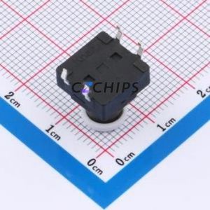 TSW12111-135B511CA-001E Tactile Switch Through hole-4P,11.7x11.5mm Switch Single Pole Single Throw Round Button 2.8N 11.7mm - Product Image 2