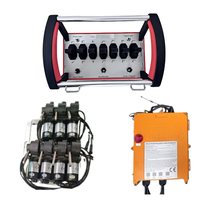 Control Remoto Inalámbrico Industrial para Grúa con 7 Palancas, Controlador de Grúa IP68, Controles Remotos Proporcionales