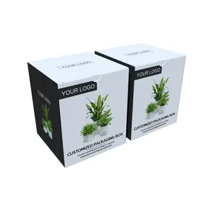 环保定制尺寸纸植物种子包装豪华植物礼品盒