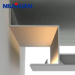 Niuyuan บอร์ดยิปซั่มโปรไฟล์เพดานอลูมิเนียมฝ้าเพดานมาตรฐาน ISO 9001 - Product Image 1