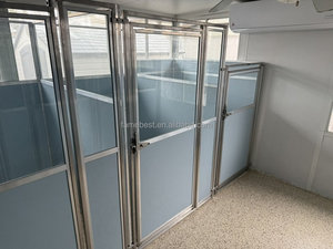 F2kennels Highly Configurable <strong>Modular</strong> Stainless Steel Glass Front <strong>Kennels</strong> With a Wide Range of Options and Customizations - Product Image 2