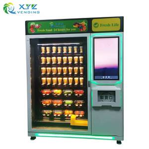 Distributeur automatique 24h/24 pour hôpitaux, aéroports, centres commerciaux, proposant pain, sandwichs, légumes, œufs et autres aliments. - Product Image 4