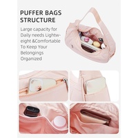 Sacs bandoulière matelassés en nylon en forme de croissant mignons et petits pour femmes, dames et jeunes filles 2026 – Sacs à main et cabas pour femmes