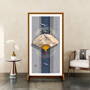 Biombo Moderno de Estilo Chino Minimalista, Decoración Plegable para el Recibidor, Biombo Artístico para el Hogar - Product Image 1