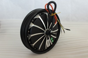 Motor de buje sin escobillas de alta potencia de 16 pulgadas, 60V 1500W, para bicicleta eléctrica con neumático ancho 16*3.0 - Product Image 2