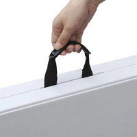 Vente en gros Table pliable en plastique HDPE blanc pour salle à manger et événements, banquets de mariage