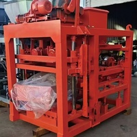 Machine à blocs automatique multifonction QT4-25, démarrage à une touche, fabrication de briques en béton de différentes tailles