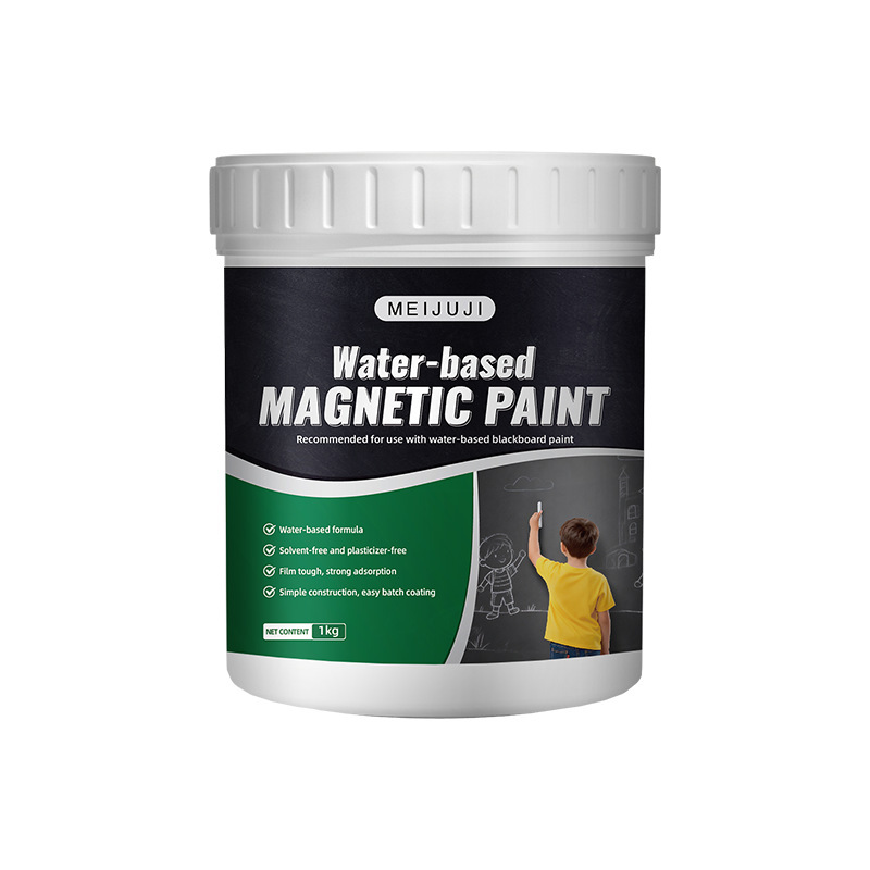 Peinture magnétique-noir-1 l couvre 2 m²-2 couches
