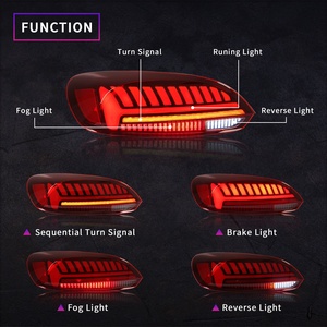 Feu arrière archaïque pour <span class=keywords><strong>Volkswagen</strong></span> Scirocco 2008-2017 Feux arrière de 3e génération avec feu arrière séquentiel Scirocco R TSI - Product Image 3