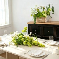 Arrangement floral artificiel en soie moderne et simple, centre de table durable pour mariage, fête, décoration de la maison
