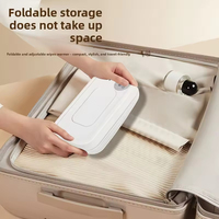 Chauffe-lingettes pliable sans fil USB avec 3 températures réglables, affichage numérique, distributeur de lingettes pour la maison, l'extérieur et les voyages