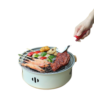 Barbecue portable en acier inoxydable avec spatule pour la cuisson en plein air et le camping - Product Image 1