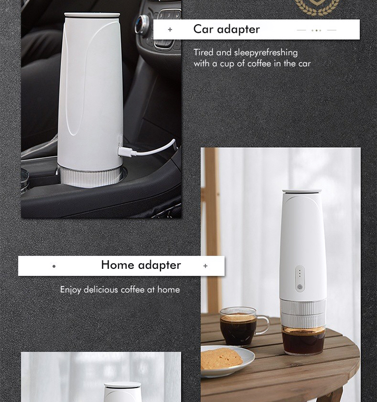 Mini Espresso Coffee Machine Portable Coffee Maker Machine Manual Handheld Espresso Electric Coffee Maker for Home Travel