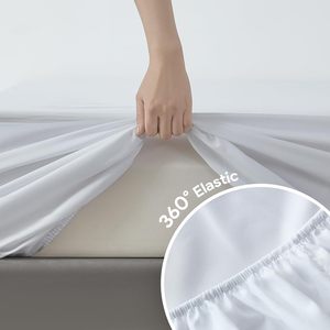 100% polyester không thấm nước nệm bảo vệ, Nữ Hoàng Vua trắng được trang bị tấm - Product Image 3