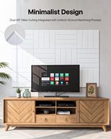 Panneaux acoustiques rainurés en PET : Traitement mural décoratif moderne pour bureaux, salles de réunion, entrepôts et utilisation extérieure