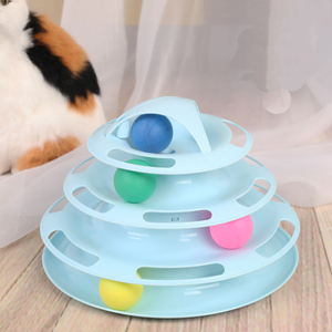 Bán Buôn Tùy Chỉnh Thiết Kế Mới Tương Tác Nhựa Pet Cát Đĩa <span class=keywords><strong>Scratcher</strong></span> Đồ Chơi Bóng Đồ Chơi - Product Image 2