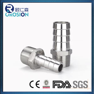 Joint de fil extérieur hexagonal en acier inoxydable, joint de conversion de tube en <span class=keywords><strong>cuir</strong></span> de diamètre variable, dent extérieure moulée de précision - Product Image 5