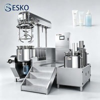 Agitateur industriel ESKO, émulsifiant sous vide, mélangeur homogénéisateur, machine de fabrication de cosmétiques, cuve mélangeuse, machine pour soins de la peau