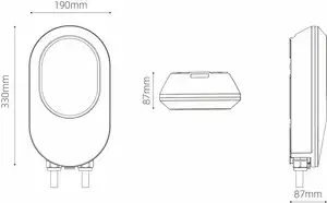 Cable de carga tipo 2 para coche eléctrico, 5 M 7m 32 A 22kW Tipo 2 A cargador EV con bolso