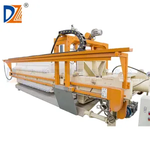 DZ Plate 1000mm Program Controlled Automatic Filter Press With Cloth Washing System For Sludge Dewatering