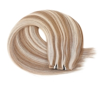 Extensions de cheveux vierges Remy chinois doublement étirés, invisibles, balayage, trame unique, cuticules alignées, qualité Genius, pour tissage en gros