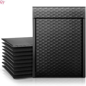 Q Y Stock Sizes Waterproof Padded Envelopes Black Bubble Mailers Customized Logo Self Seal Protective Packaging Poly Bubble Bags - Product Image 2