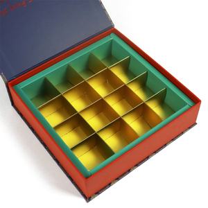 Crown Win Foldable Magnetic Chocolate <b>Gift</b> Packaging <b>Box</b> with Embossing Eco-Friendly Custom Divider Paper Boxes - Product Image 2