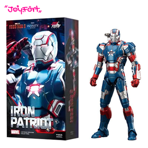 Zd Toys Iron Man Original Genuino <span class=keywords><strong>Marvel</strong></span> Edición 10.º Aniversario - War Machine Patriot 1.0 Figuras <span class=keywords><strong>de</strong></span> Acción 1/10 18cm 7in - Product Image 1