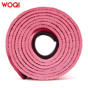 Esterilla de yoga Woqi de 6 mm de grosor, color rosa, de TPE antideslizante y acolchada, para fitness en casa, forma rectangular, tamaño personalizable - Product Image 4