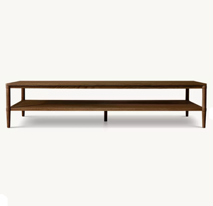 Table basse rectangulaire de luxe RH OEM Fran ois en bois massif pour salon, villa, hôtel, bureau à domicile, en chêne. - Product Image 3