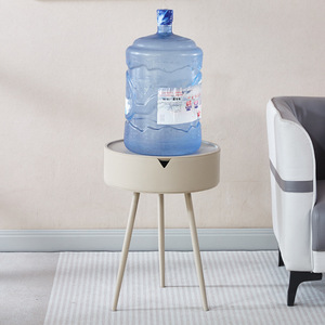 Mesa de centro sencilla de plástico con función de almacenamiento, mesa redonda de té de moda para dormitorio y sala de estar, venta al por mayor - Product Image 6