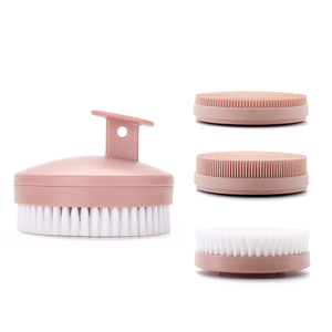 Cepillo Exfoliante de Silicona con Logotipo Personalizado, Cepillo de Masaje Corporal, Cepillo de Baño con Cuatro Cabezales - Product Image 5