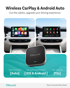 กล่อง Ottocast Otto Plus Wireless Carplay AI Box 3in1 รองรับ Android Auto 4GB 64GB รองรับซิมคู่ อัปเกรด FOTA ระบบ Android 13 แบบพกพา สำหรับตัวแทนจำหน่ายแบรนด์ - Product Image 2