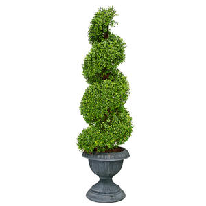 Topiaire d'Entrée Artificielle PE pour Porte d'Entrée de Noël Urne Décorative Arbre en Spirale Arbustes en Pot Arrangements Saisonniers Extérieurs - Product Image 3
