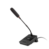 Microphone de conférence à col de cygne TTA380 avec écran, logo personnalisé, câble de 8 m pour réunions et enseignement