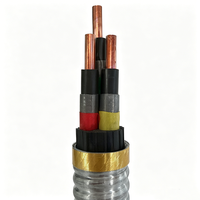 Cable ESP de Cobre QYHEQY Resistente a Altas Temperaturas, Aislamiento EPDM, Anticorrosión por Aceite y Gas, Clasificación IP65 para Aceite Pesado