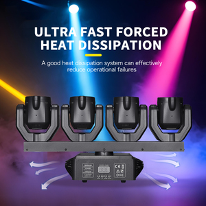 ไฟ <span class=keywords><strong>LED</strong></span> แบบเคลื่อนที่ 150W พร้อมแท่นหมุน XY สำหรับบาร์ KTV เอฟเฟกต์หมุนเวียนดิสโก้ ควบคุมด้วย DMX512 ระบบ RGBW กันน้ำระดับ IP65 - Product Image 5