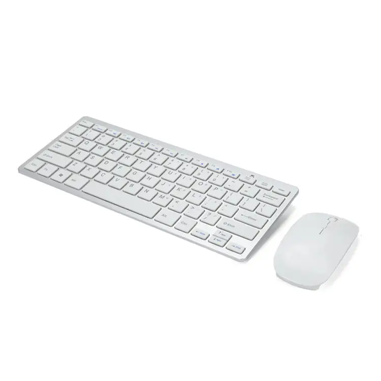 China fábrica vendedor 2.4ghz alta qualidade fabricação arábia retroiluminação mini teclado sem fio com mouse inglês o menor preço