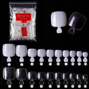 300 Pièces <span class=keywords><strong>Autocollants</strong></span> et <span class=keywords><strong>Faux</strong></span> <span class=keywords><strong>Ongles</strong></span> d'Orteil Transparents à Couverture Complète, Motif Ciel Étoilé, Longueur 5,0 cm, Formes Carrée/Courbe en C/Tubulaire - Product Image 2