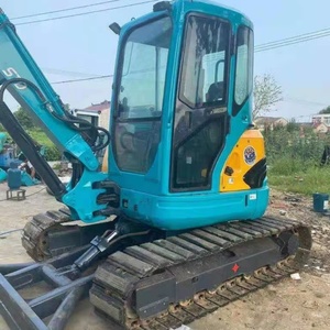 Mini-excavatrice sur chenilles Kubota KX155 d'occasion de haute qualité, fabriquée au Japon, à braquage zéro, 5,2 tonnes, à vendre à bas prix - Product Image 4