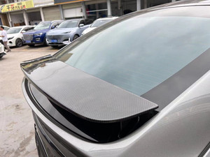 ชุดแต่งคาร์บอนไฟเบอร์สไตล์ Top สำหรับ Tesla Model X ประกอบด้วยลิ้นหน้า สเกิร์ตข้าง ดิฟฟิวเซอร์ สปอยเลอร์ ซุ้มล้อ - ใหม่ - Product Image 5