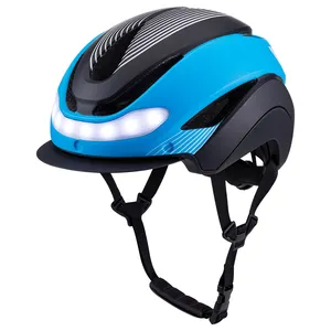 Netherlands CE Certified Electric E Bike Cycling Bike Helmet With Turn Signal Light Smart Electric Bike Bicycle Scooter Helmet