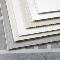 Authoe WPC papier peint 3D intérieur bois marbre pvc panneaux muraux écologiques planches carreaux