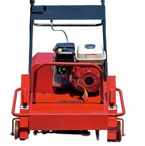 Aérateur de pelouse à prise rouge, machine à aérer le sol, outil manuel à essence pour jardin - Product Image 1