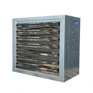 Ventilateur axial industriel pour conduits, 24 pales en acier inoxydable, 960 tr/min, roulement à manchon, électrique 220V/380V, couleur grise, autoportant, OEM - Product Image 2