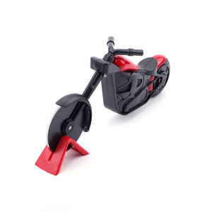 Cortador de Pizza para Motocicleta, Rodillo Cortador Antiadherente de Acero Inoxidable para Pizza, Color Escarlata HX 137P45 - Product Image 5
