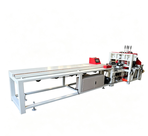 Machine automatique de découpe et de clouage de blocs de palettes en contreplaqué avec écran tactile, équipement intégré pour la fabrication de blocs de palettes - Product Image 1