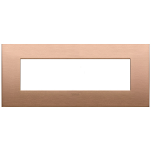 Placca Classic 7M Rame Spazzolato 21.75x9.5x1.6 Copri Interruttore a Muro - Product Image 1